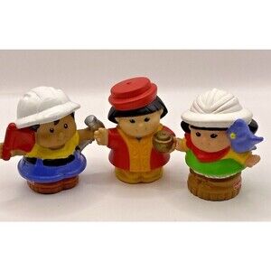 Vintage 2001 Little People Lot of 3 Assorted Figures Toys